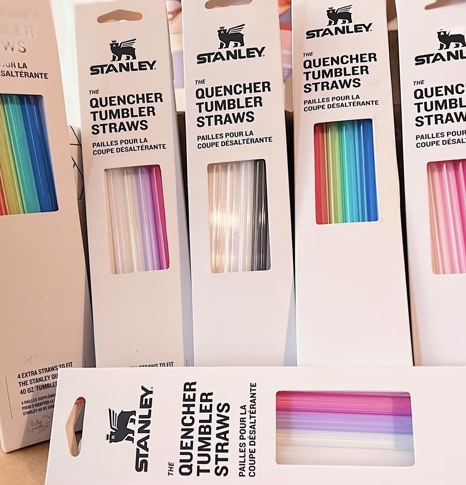 【預購】STANLEY N0929888 Quencher Tumbler Straws （30oz ) 黑色白色透明