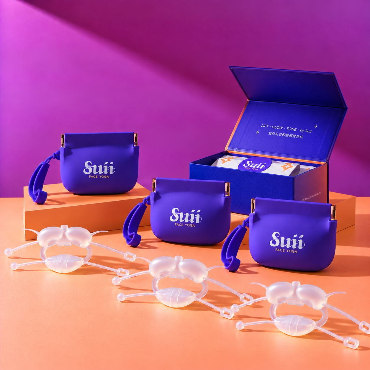 ［閨蜜分享與禮贈 三件組］Suii FaceFit 顏練器｜臉部運動工具