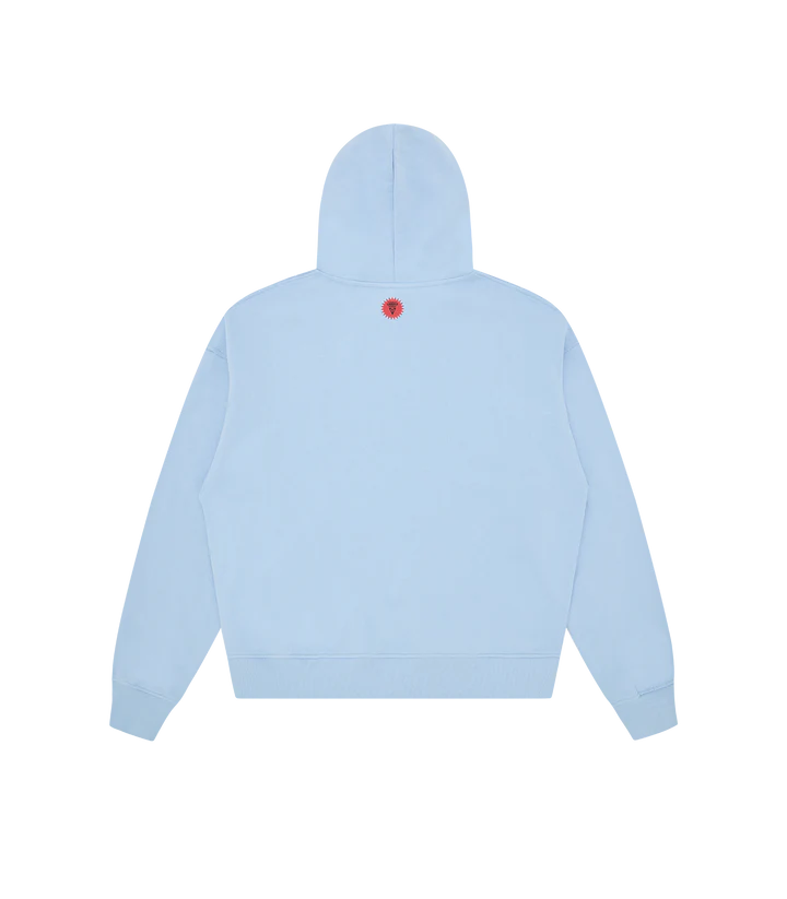 COLLEGE APPLIQUE RUNNINGDOG POPOVER HOOD