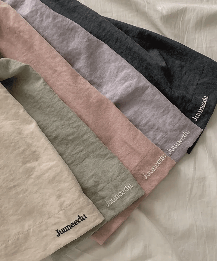 Juuneedu｜[長袖睡衣] Powder Semi-Beloved Embroidery Pajama [5 colors]