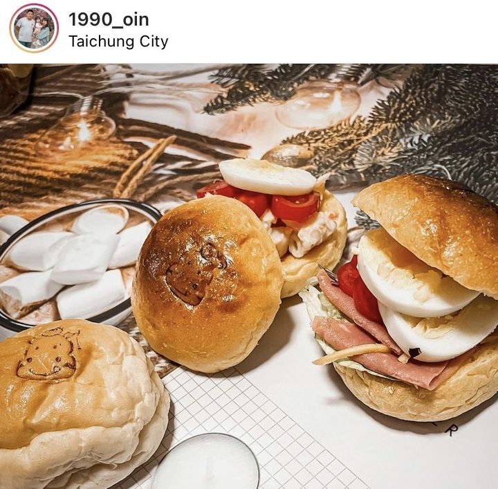 河粉在 IG 分享的小河馬麵包吃法