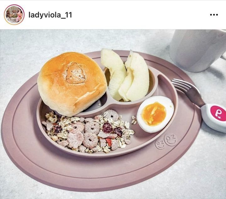 河粉在 IG 分享的小河馬麵包吃法