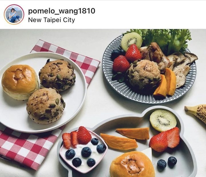 河粉在 IG 分享的小河馬麵包吃法
