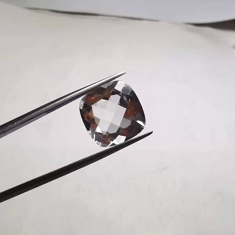月隅方晶｜方枕白水晶裸石