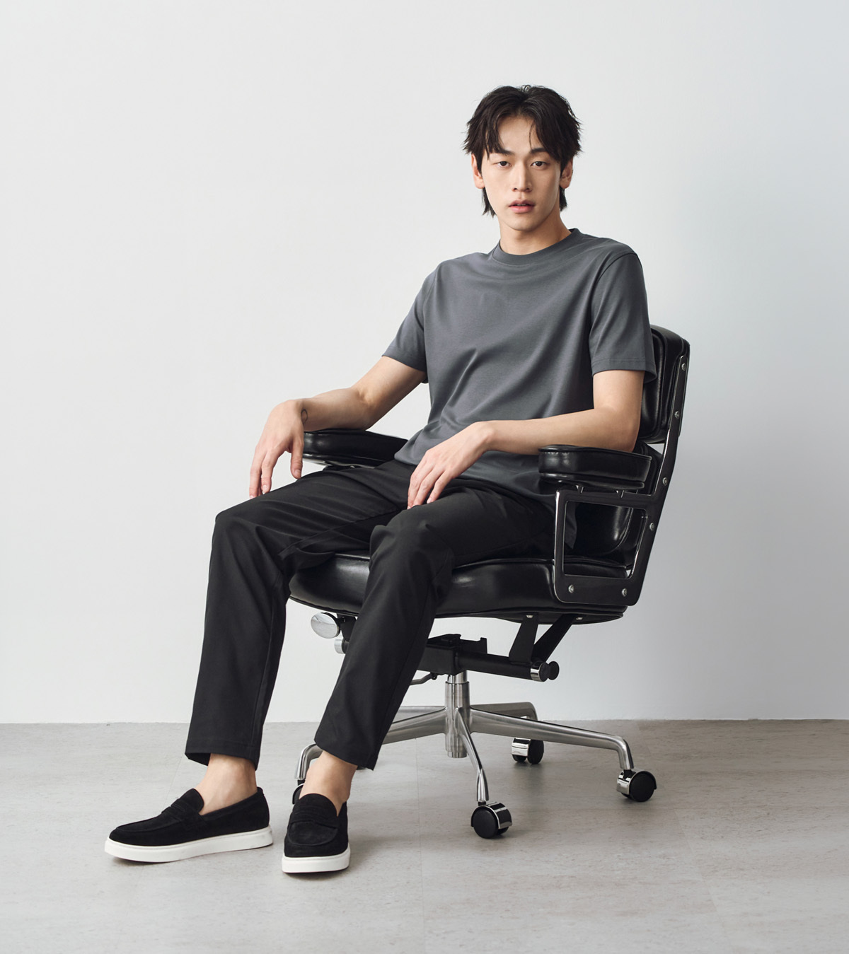 質感TEE 7.0 圓領 礦灰