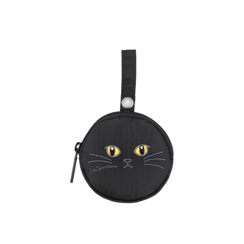 迷你圓形吊飾 (BLACK CATS EMBROIDERY)
