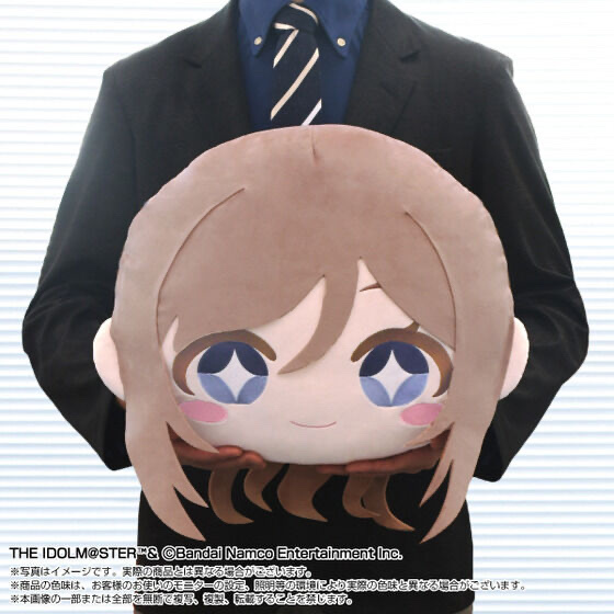 258899 Pbandai 預訂 2027/2月 【学園アイドルマスター】BIGフェイスぬいぐるみ　姫崎莉波　プレミアムバンダイ限定