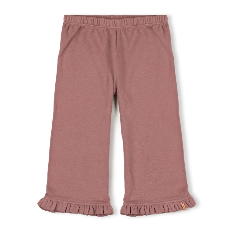 NIXNUT 花苞壓褶寬褲 YUK PANTS - MAUVE
