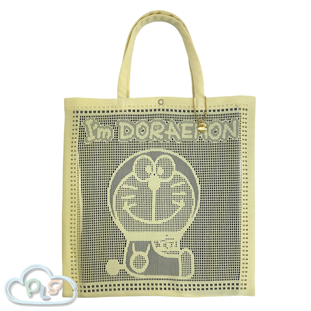 Doraemon X Chikazawa Lace Shop Lace Tote Bag Yellow Future Department Store  #40228-1