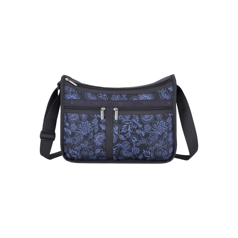 DELUXE 大型斜揹袋 (BOHO PAISLEY NAVY)