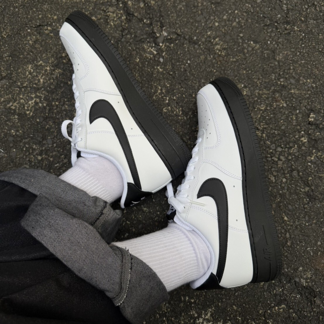 【官網限定】Nike Air Force 1"White Black" 白黑底 FJ4146-129 IX