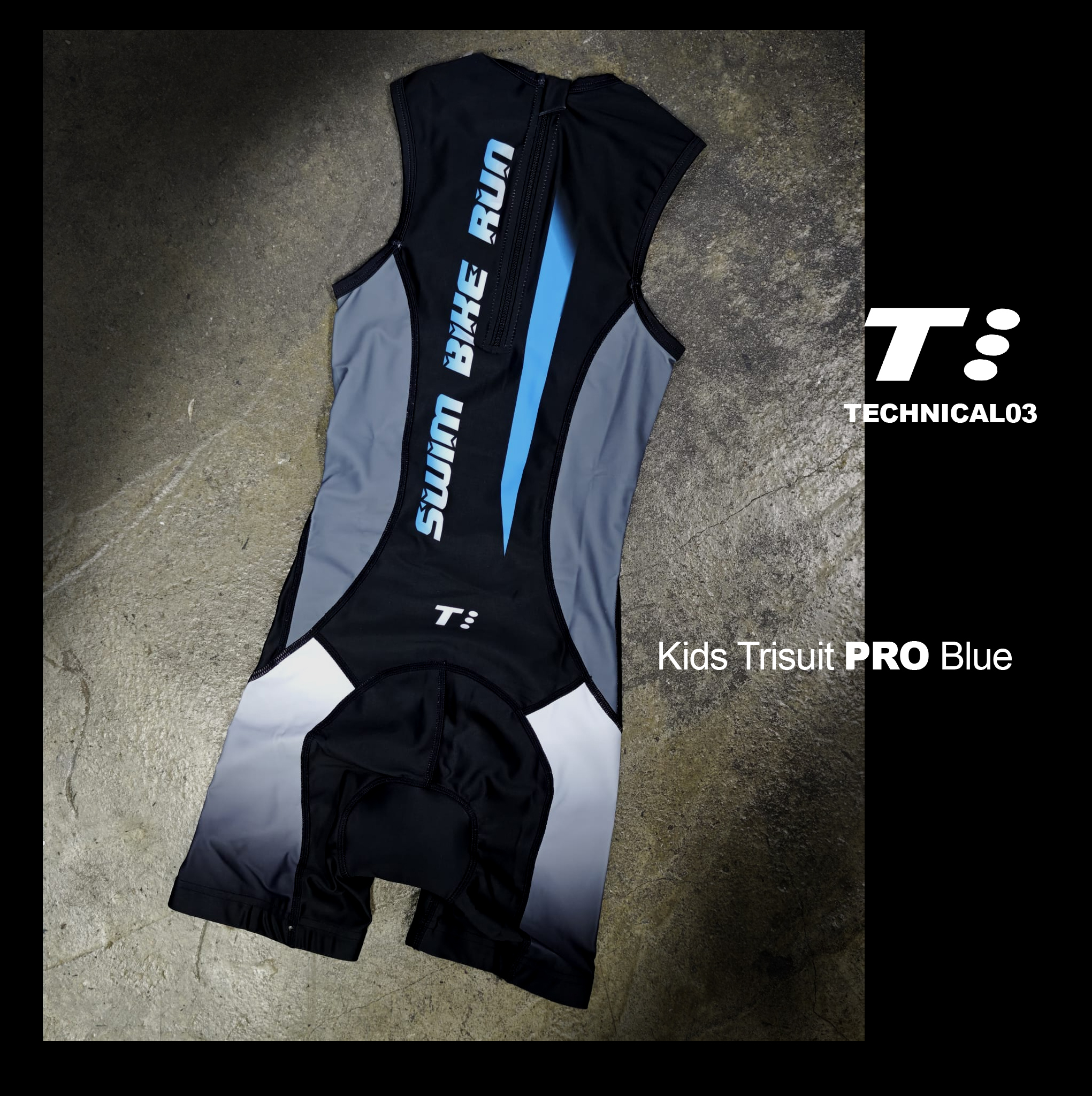 Technical03 Kids Trisuit PRO Blue
