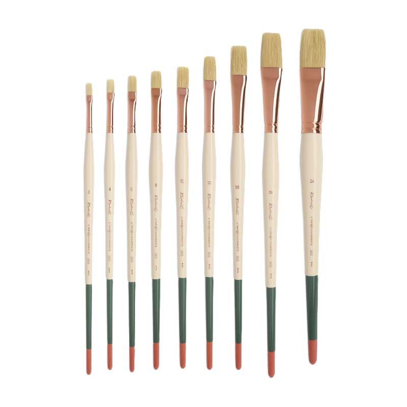 法國 Raphael 拉斐爾 365 L'IMPRESSIONNISTE 印象派仿豬鬃毛平頭畫筆 2-24號