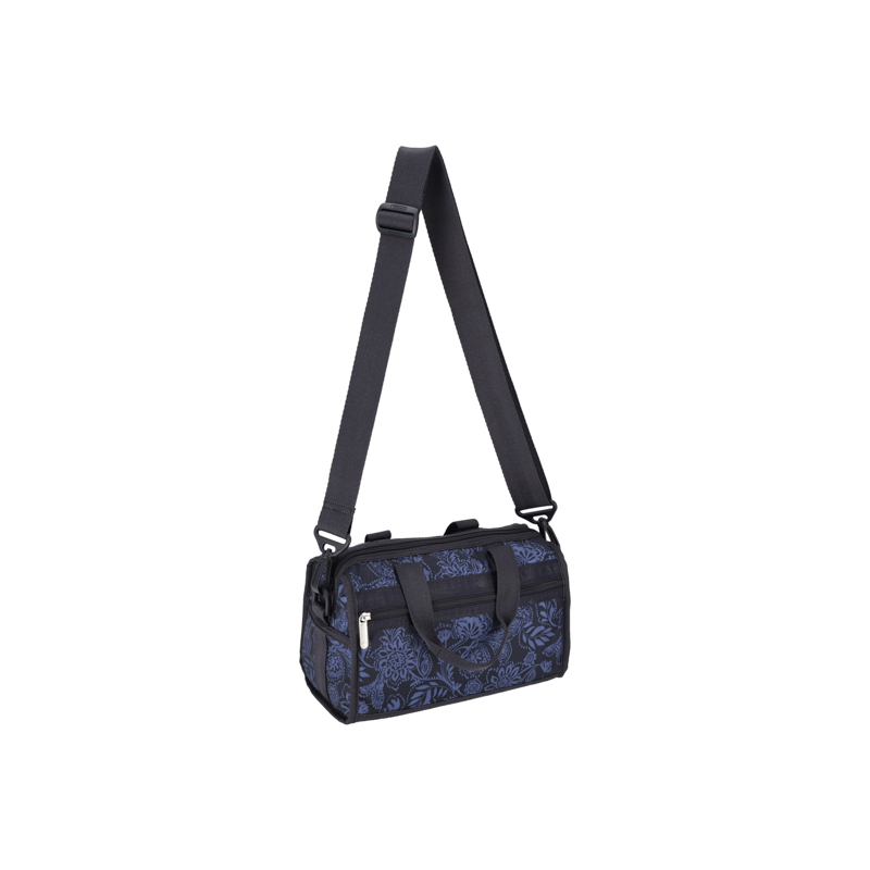 迷你波士頓斜背包 (BOHO PAISLEY NAVY)