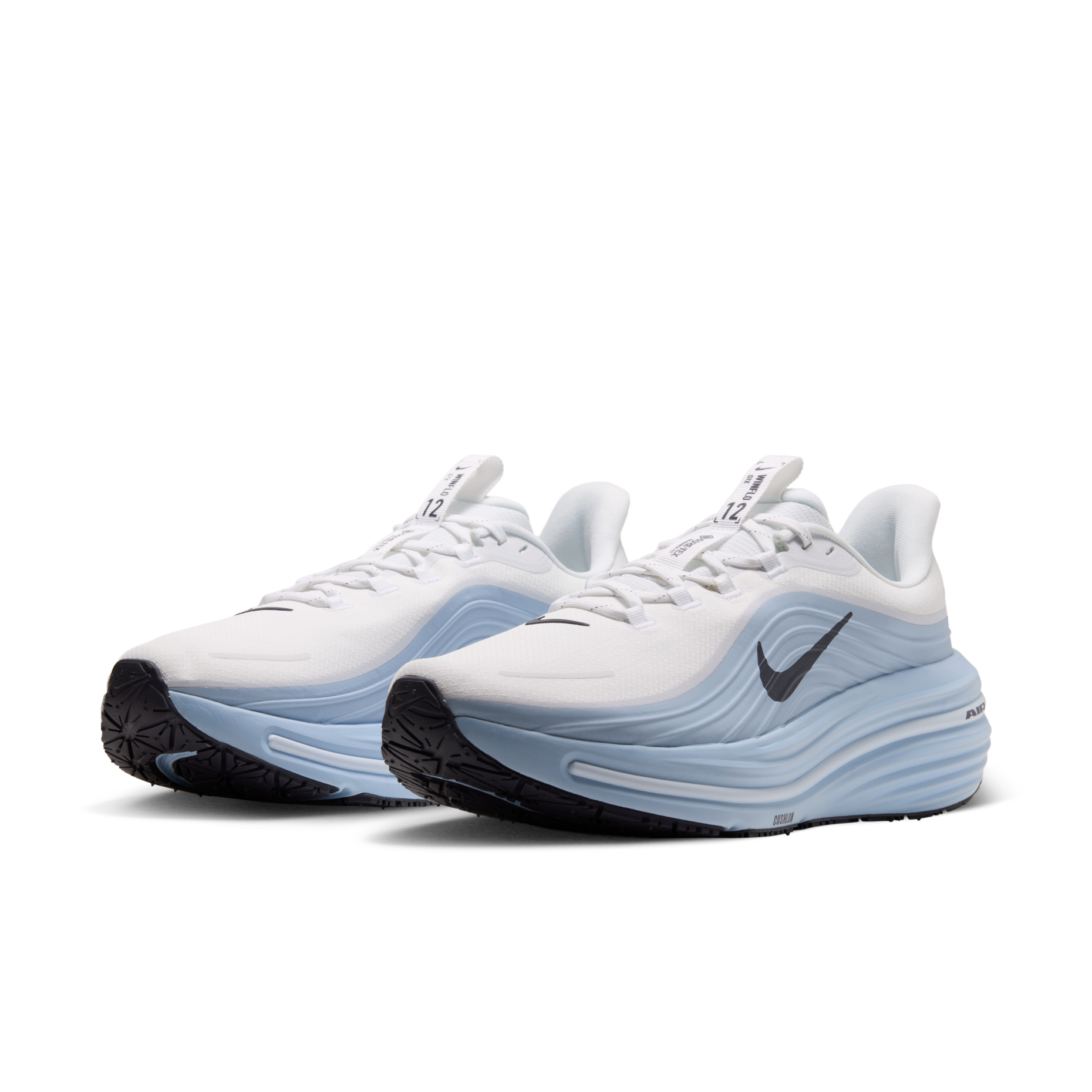 男鞋 NIKE AIR WINFLO 12 GTX GORE-TEX 白藍 防水 緩震 回彈 運動鞋【IO7953-101】