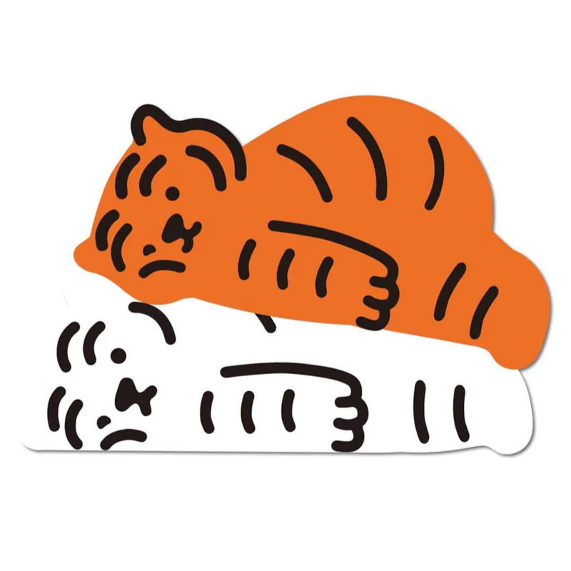 MUZIK TIGER / 可移除式大貼紙 (7款)