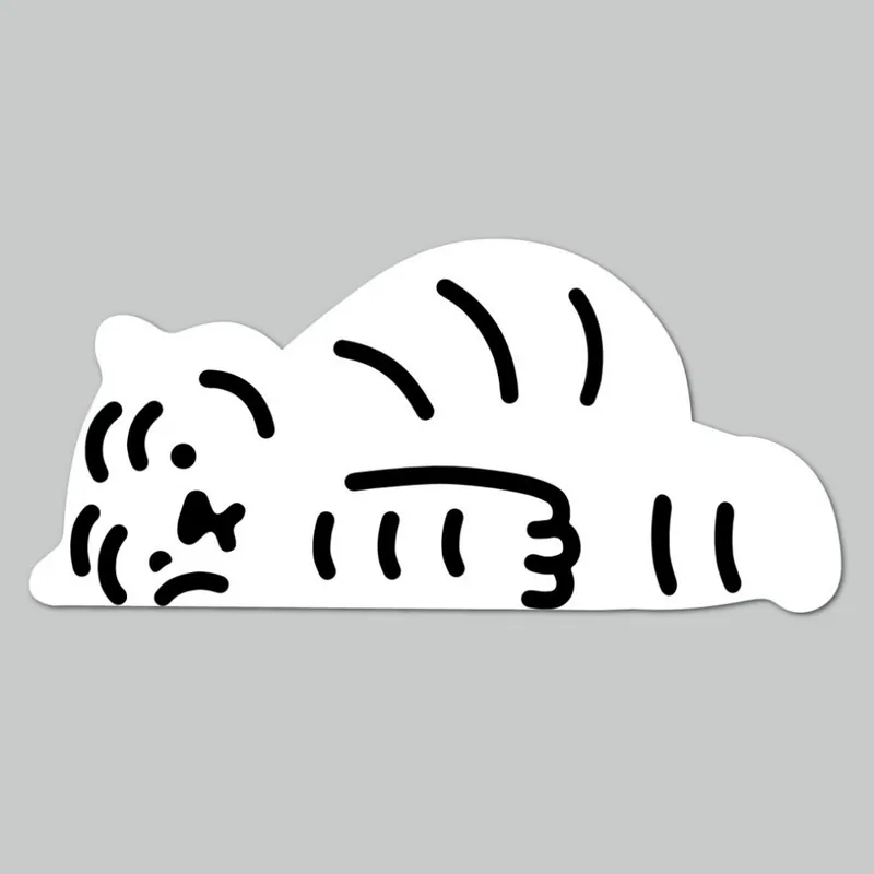 MUZIK TIGER / 可移除式大貼紙 (7款)