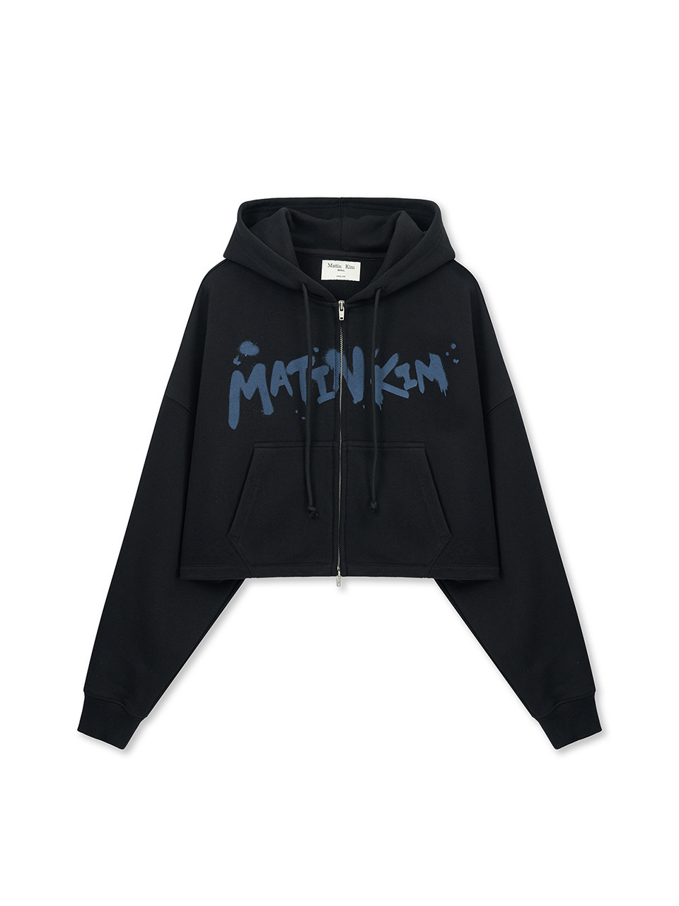 Matin Kim Graffiti CROP HOODY ZIP UP