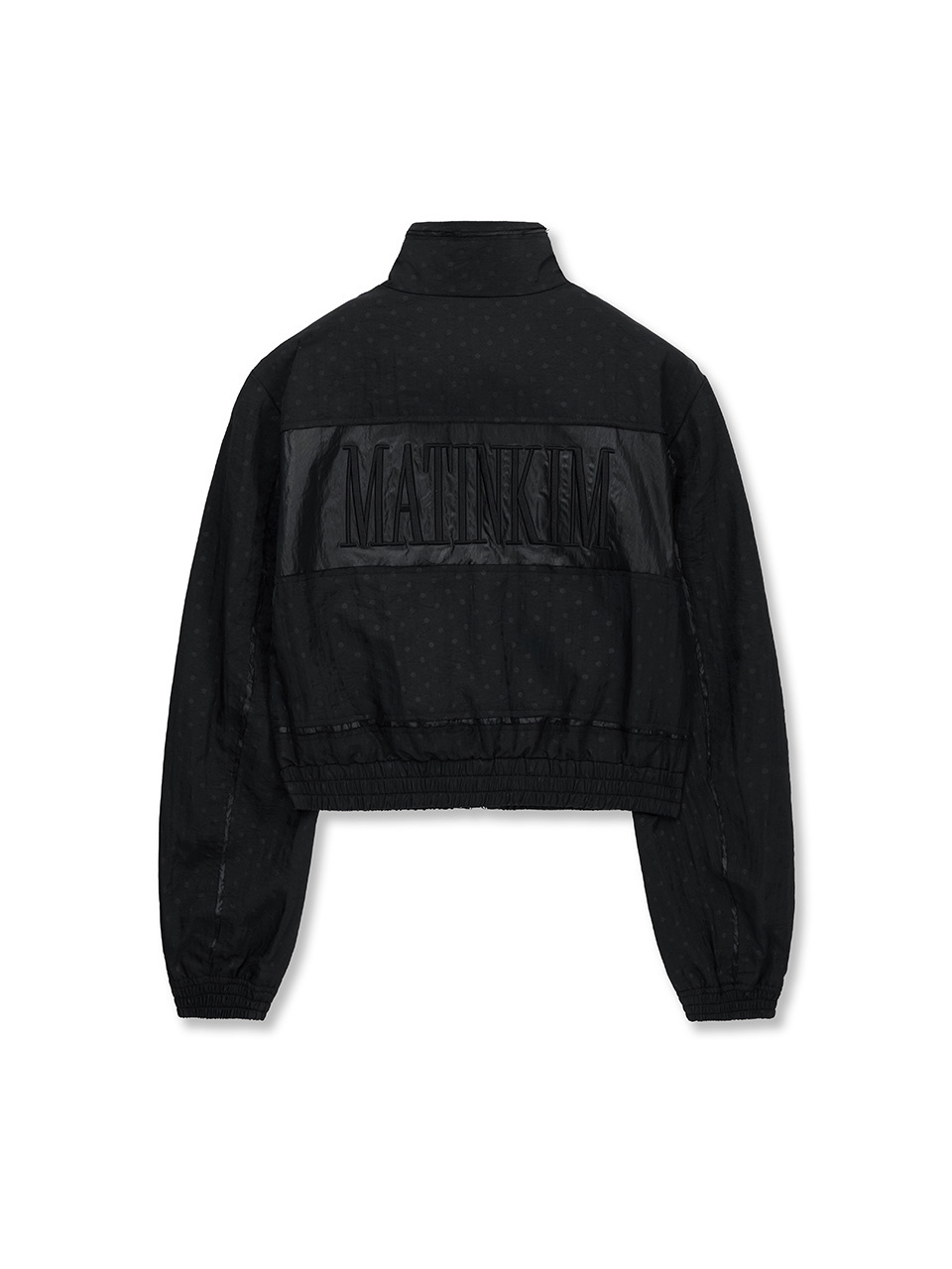 Matin Kim dot dot CROPPED EMBROIDERY BACK LOGO JUMPER