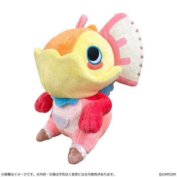 預購27/05 CAPCOM 魔物獵人荒野 Chibi 絨毛玩偶 隨從艾露貓：怪鳥 1108