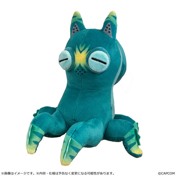 預購27/05 CAPCOM 魔物獵人荒野 Chibi 絨毛玩偶 隨從艾露貓：獄焰蛸裝備 1108