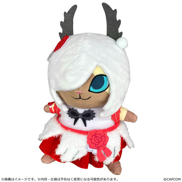 預購27/05 CAPCOM 魔物獵人荒野 Chibi 絨毛玩偶 隨從艾露貓：刺花蜘蛛 1108