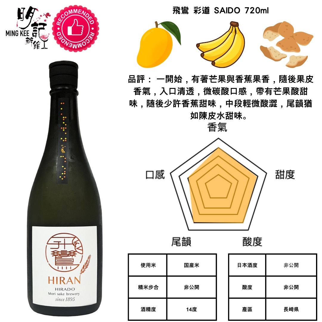 飛鸞 彩道 SAIDO 720ml