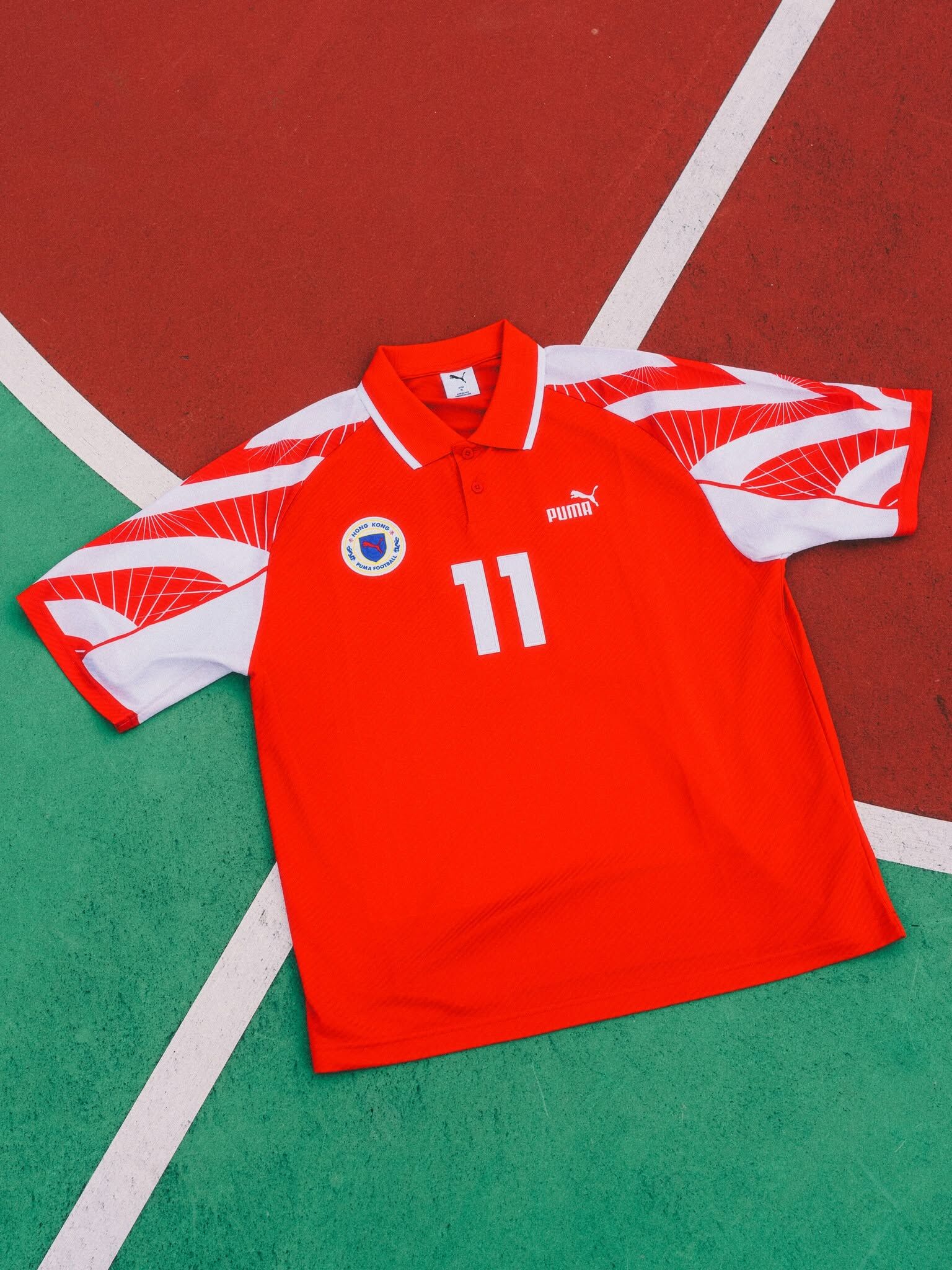[In-Stock] Puma Hong Kong Retro Football Jersey Limited Version No.11 │ 640595-11