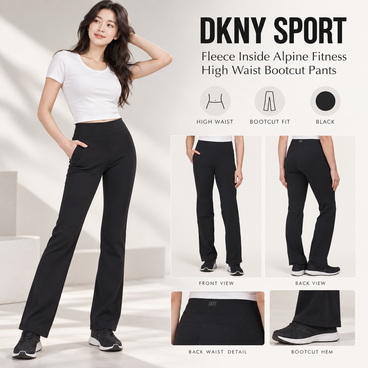 【預購】DKNY SPORT N093027 Alpine Fitness 女裝長褲