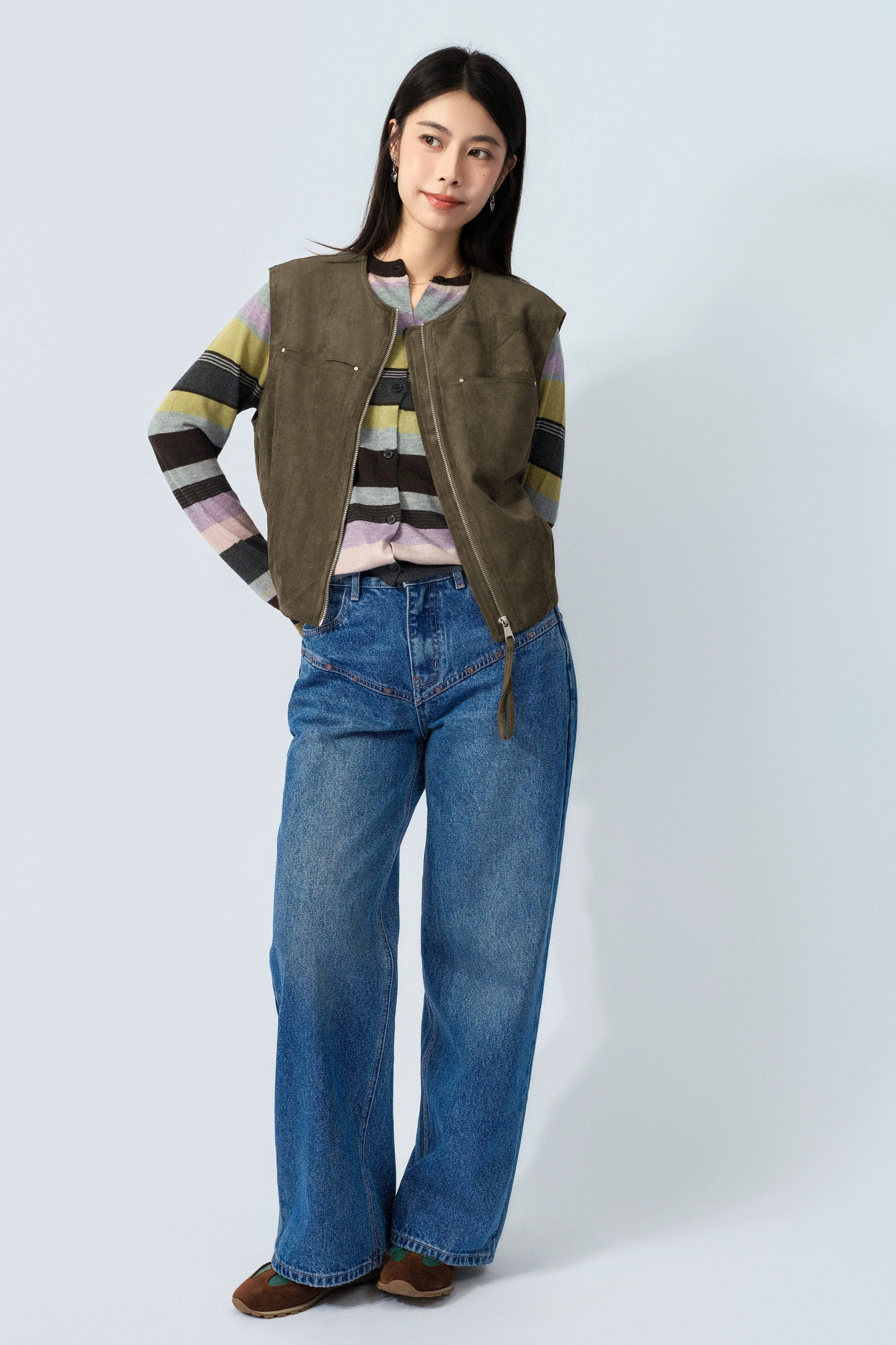FW26_0082（背心＋上衣＋牛仔褲）