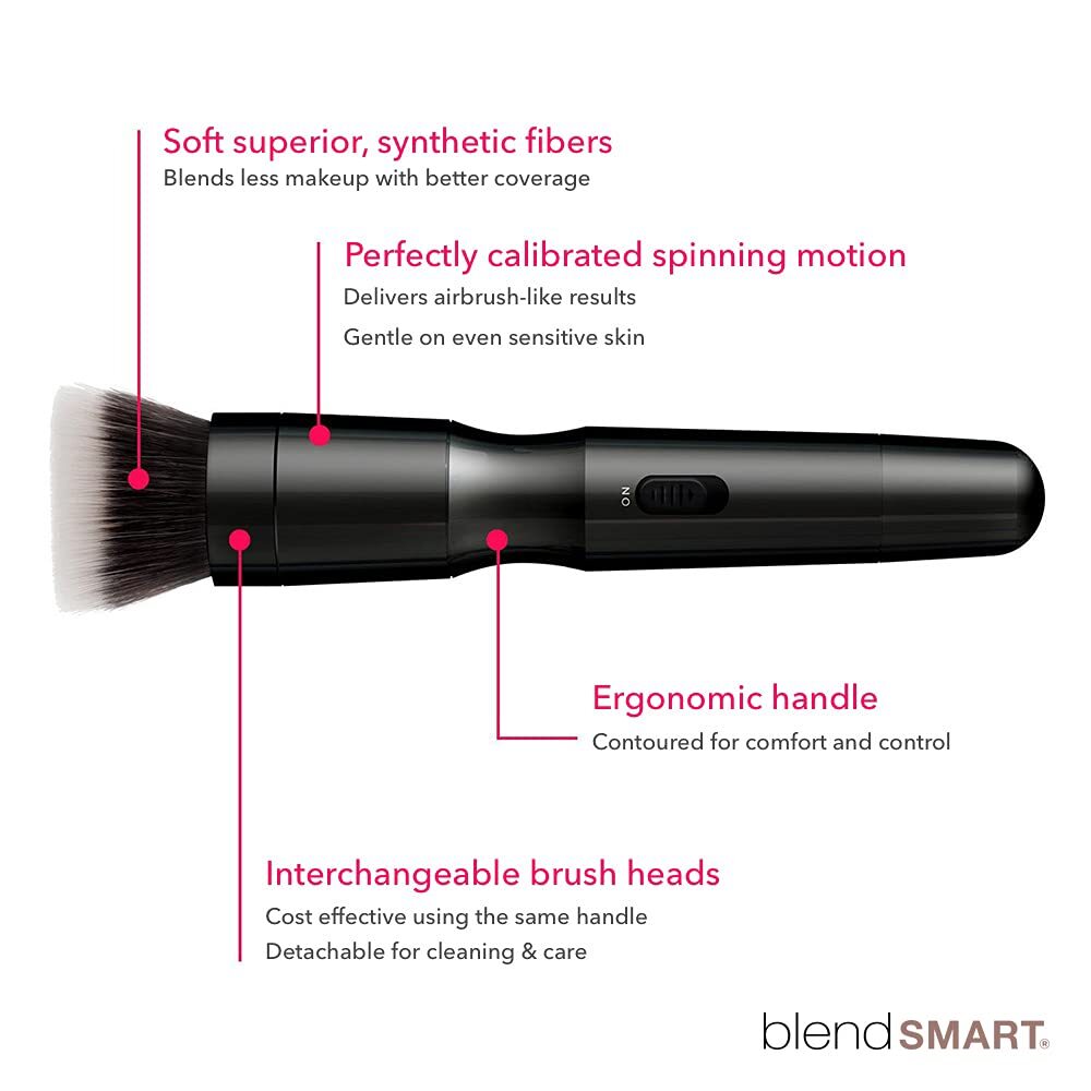 blendSMART V1 rotating makeup brush technology