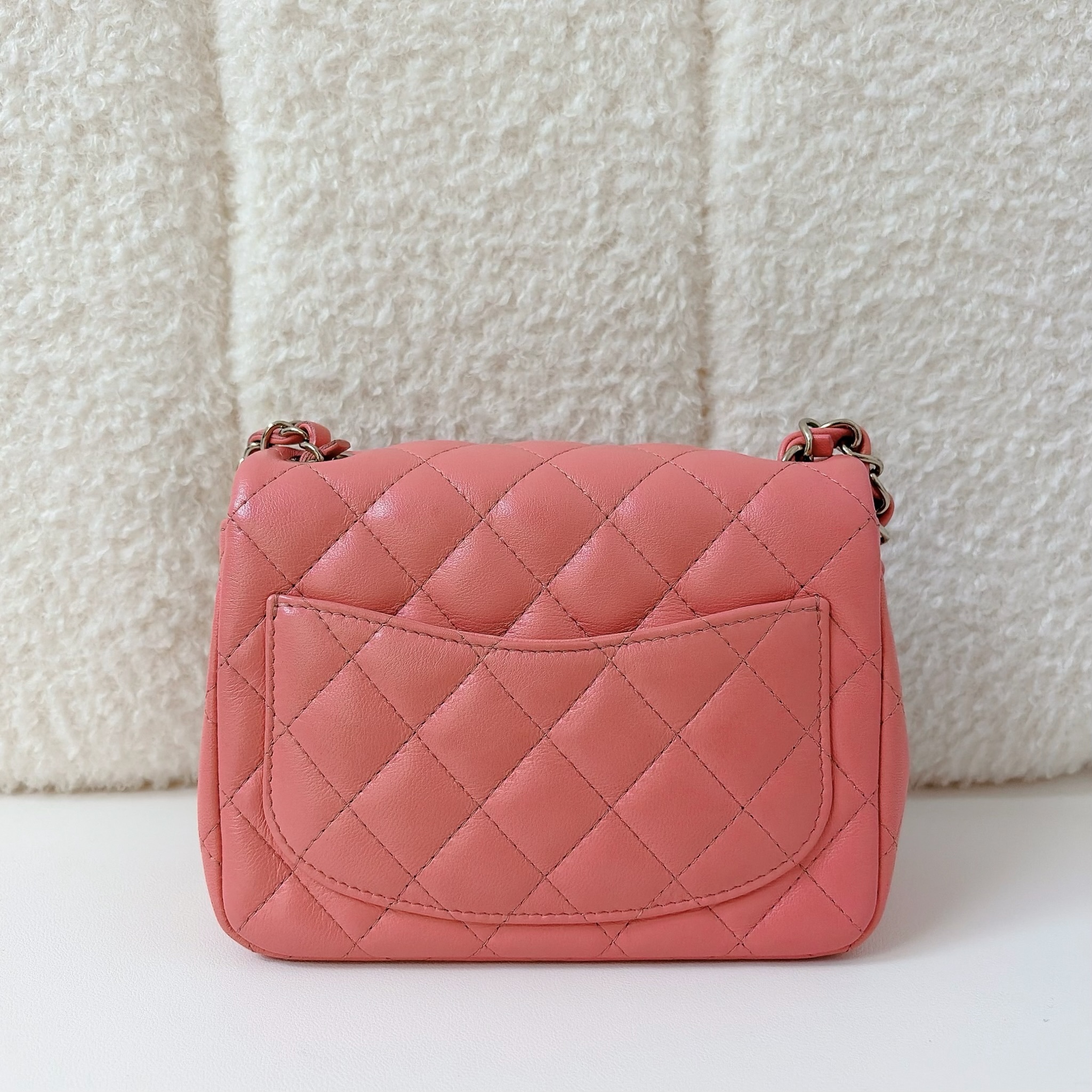 Chanel Classic Flap Mini Square - Pink / SHW
