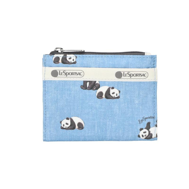 多功能卡夾零錢包  (RELAXING PANDA INDIGO)