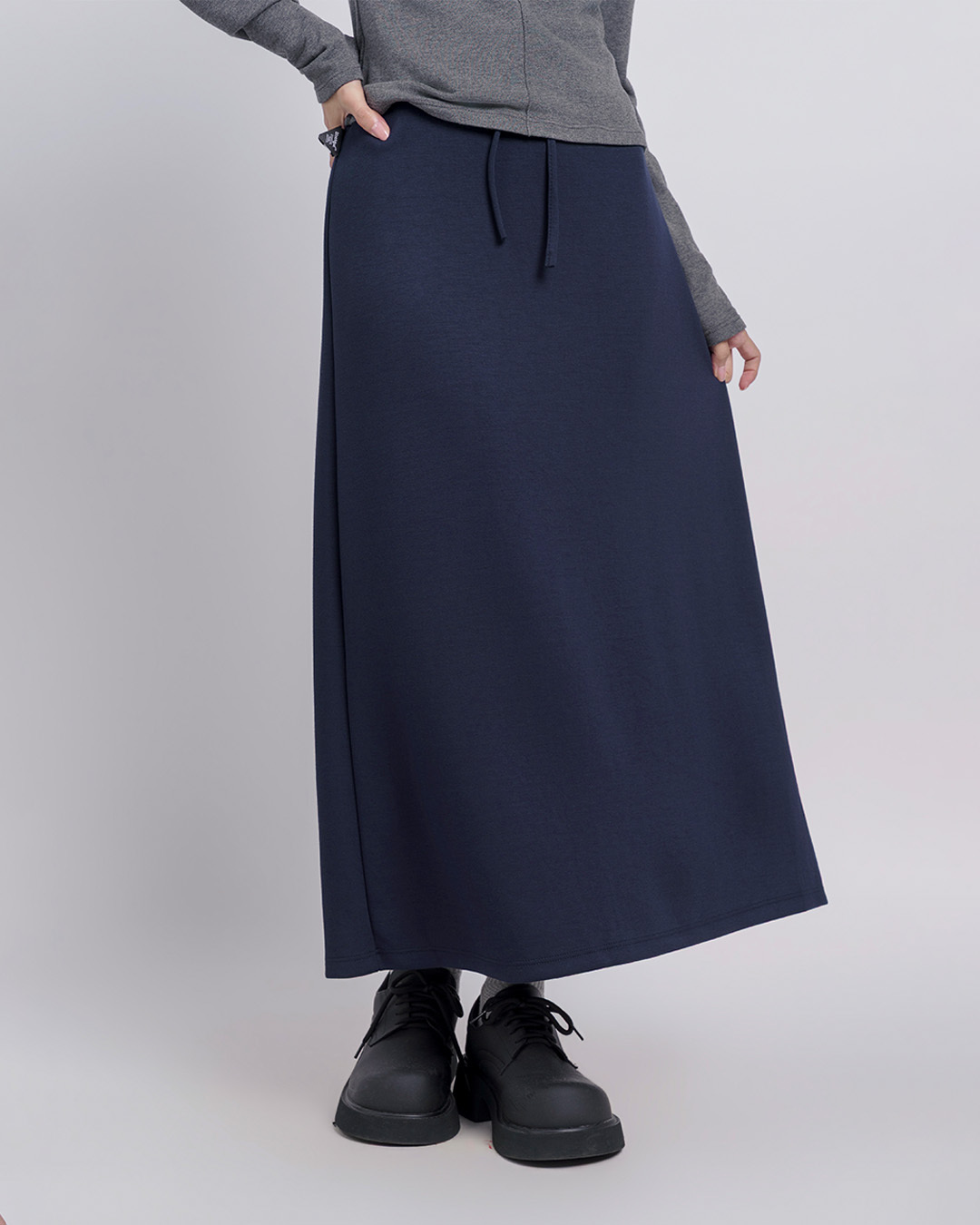 舒服就好抽繩裙