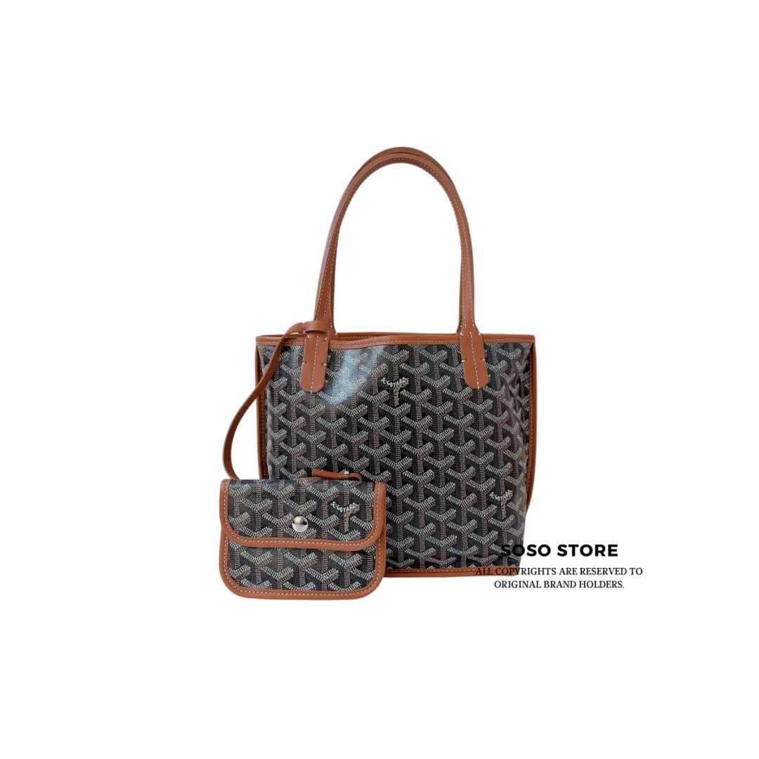 Goyard Anjou Mini - Black / SHW