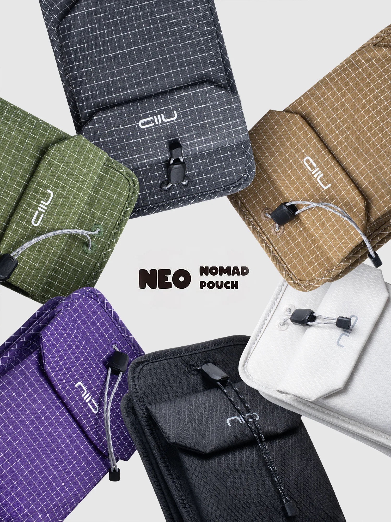 NIID NEO EDC Compact Pouch｜輕便多功能斜孭袋・護照／手機／卡片收納
