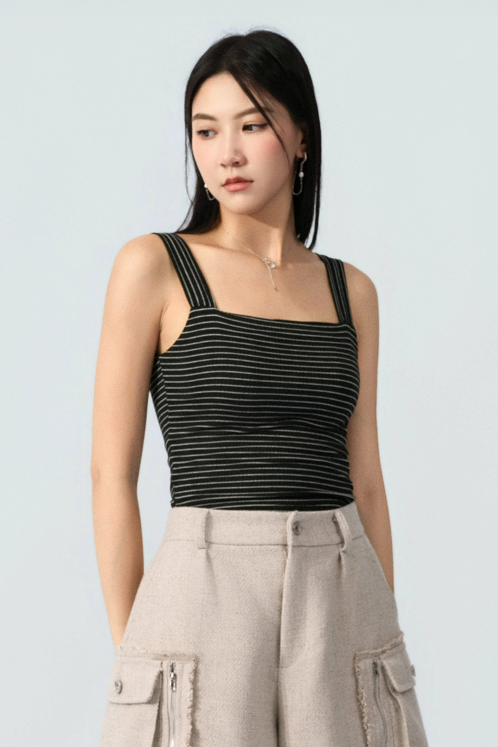 幼間彈性粗吊帶bra top（預購產品）