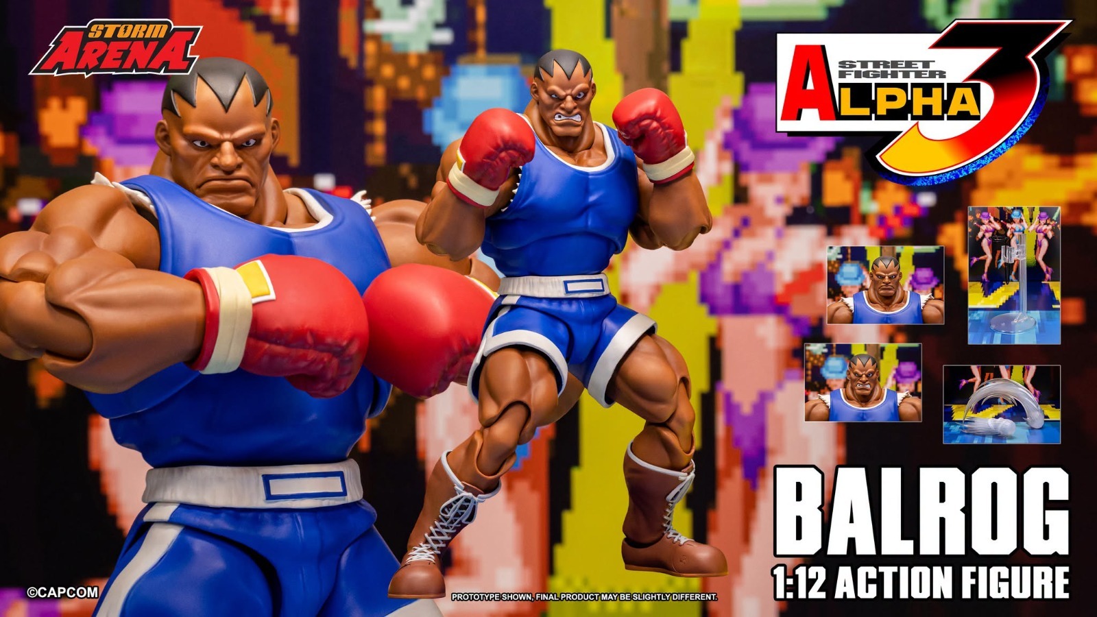 (預訂) STORM ARENA SFSA09 1/12 STREET FIGHTER ZERO 3 BALROG