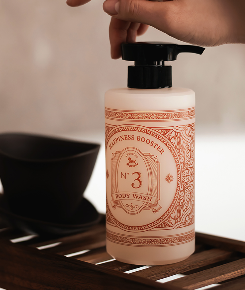 WK37 韓國OPTATUM BODY WASH 沐浴露 500ML- No.3 Happiness Booster
