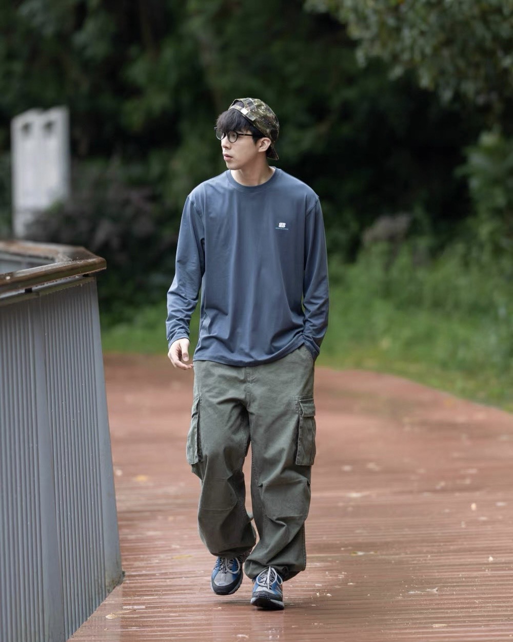 #預購 BTB 26AW 220G 萊賽爾COOLMAX混紡 純色LOGO印花 寬鬆圓領長踢 打底衫 三色