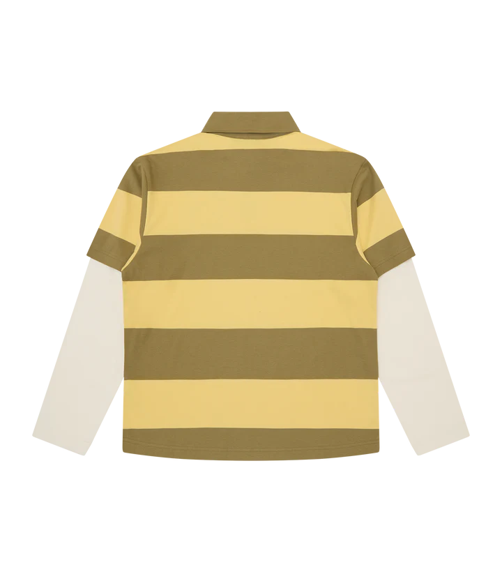 APPLIQUE ASTRO LAYERED STRIPE LS RUGBY