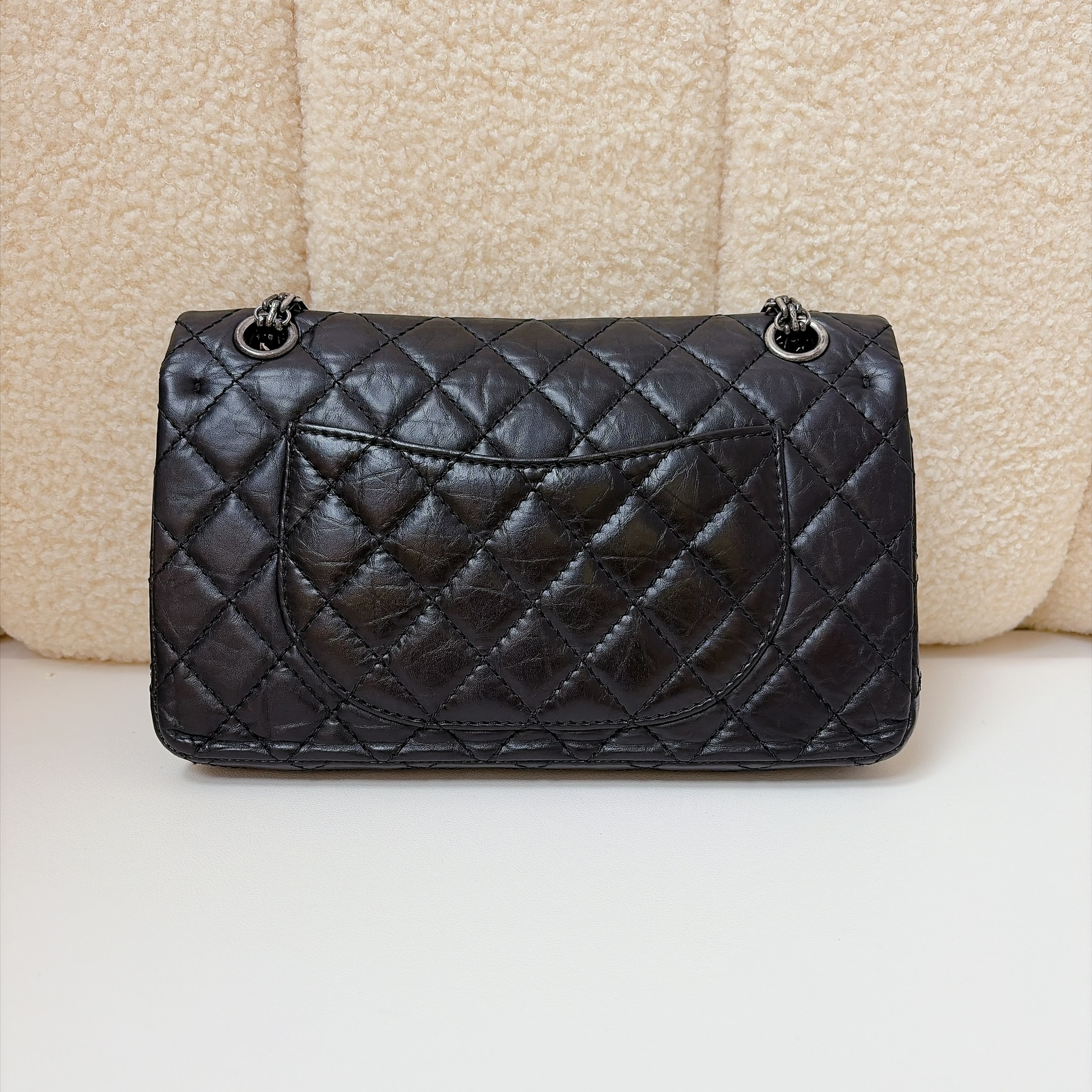 Chanel 2.55 Reissue - Black / SHW