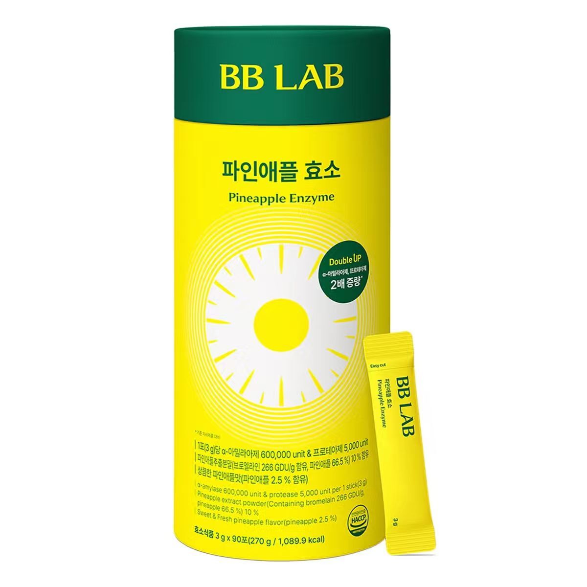 【預購】ZKR093006 BB LAB 鳳梨消化酵素粉 90條裝