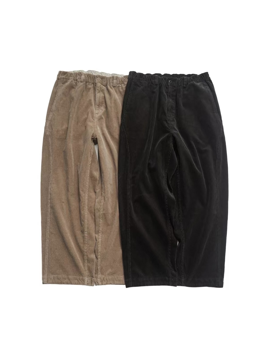 #預購 BTB 26AW 11坑燈芯絨 370G 復古重磅 寬鬆純色 休閒直筒長褲 兩色
