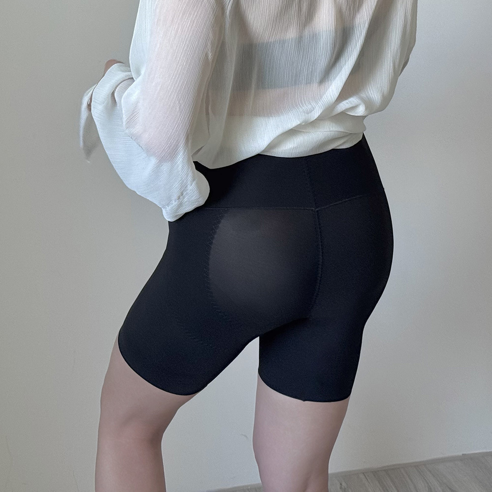 FIT!輕盈薄紗翹臀有感收腹褲