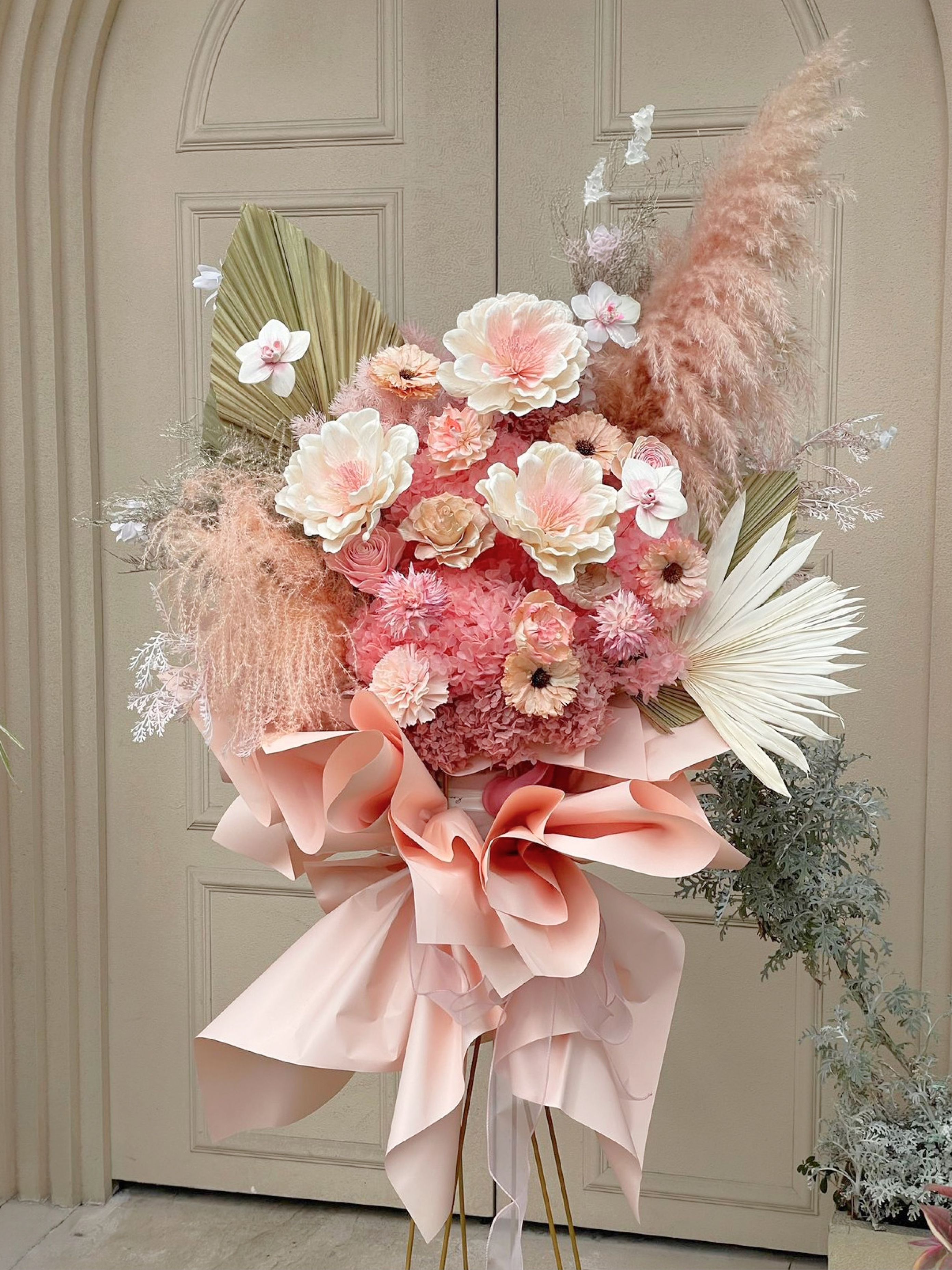 Pink Dry Stand Flower