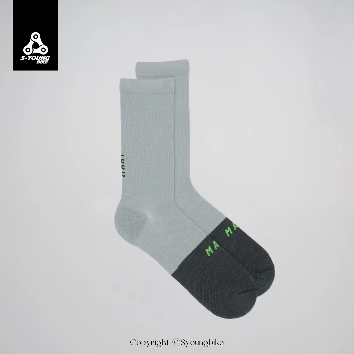 【MAAP】TEAM Merino Sock 車襪  / AQUA GREY/FOREST