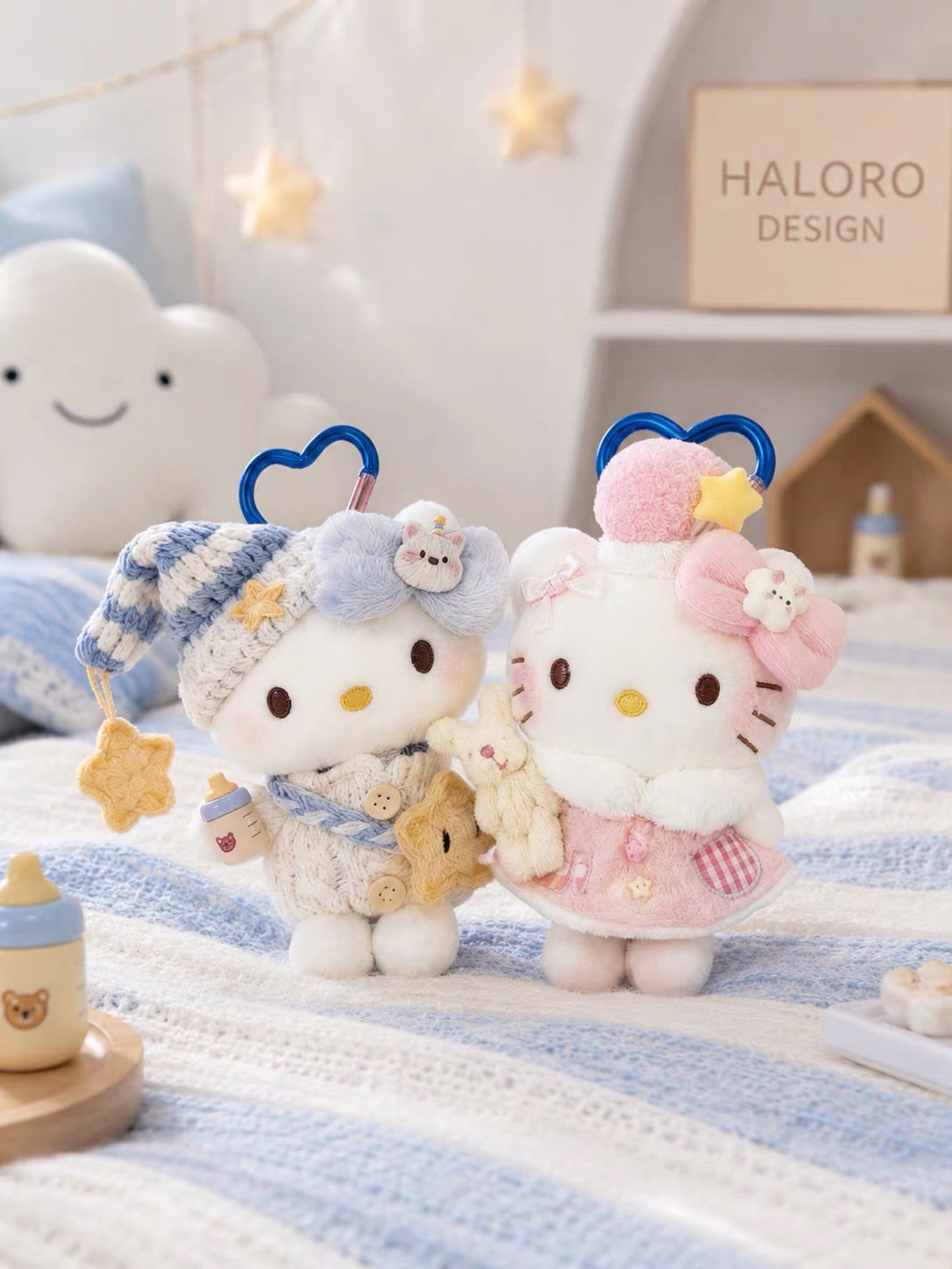 正版授權 HELLO KITTY 奶萌夢境系列 毛絨掛件