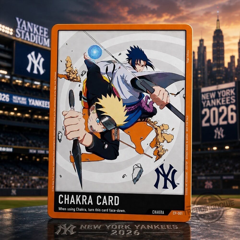 MLB球員卡 New York Yankees X Naruto 洋基 X 火影忍者 球場限定 進場禮 Card