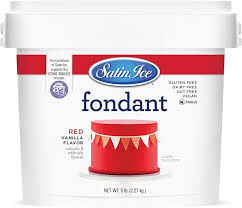 Satin Ice Fondant red 5lb